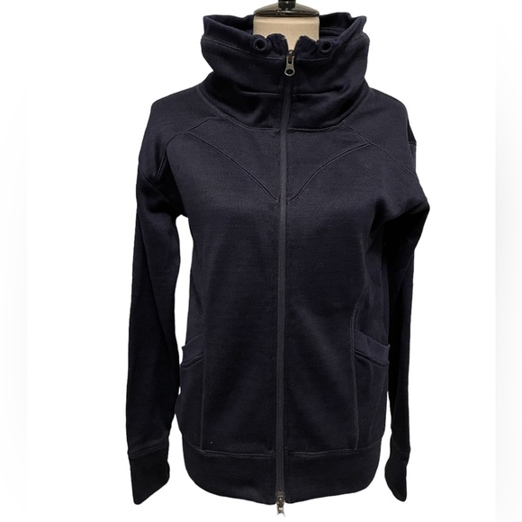 Zella Jackets & Coats Zella Navy Blue Zip Up Jacket Poshmark